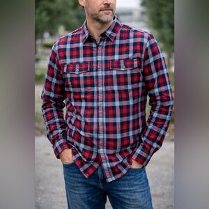 NWT Point Zero Black Label Men’s Button Down Shirt XL